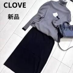 CLOVE 新品　完売　バイカラー　ドルマン　ニット　ワンピース　定価22000