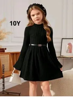 黒 ワンピース シーイン 10Y SHEIN
