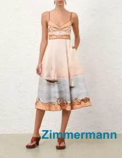 Zimmermann リネン ワンピース ロンパースXS - メルカリ