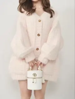 Lumignon tweed fringe jacket Pink - メルカリ