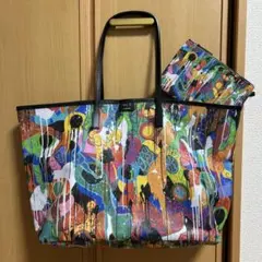 激レア JONONE ジョンワン agnesb アート コラボ バッグ ポーチ付
