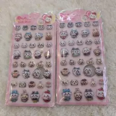 かわいい動物キャラクター ポップシール 2シートセット　　ちいかわ