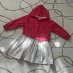 SHEIN フード付きワンピース 4Y