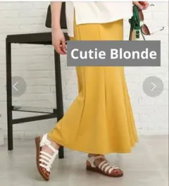 Cutie Blonde カットツイルマーメイドスカート イエロー　Mのサムネイル