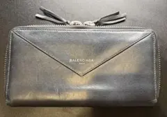 BALENCIAGA バレンシアガ　ペーパーコンチネンタルジップアラウンド