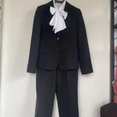 【ビジネスブラックスーツ】ジャケット・パンツ・スカート3点セット　11号