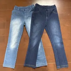 キッズ デニムパンツ Ｓ&H 2点セット 120cm