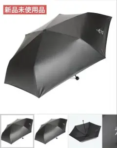 Munsingwear 折りたたみ傘 晴雨兼用 ブラック　新品未使用品のサムネイル