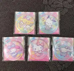 セブンイレブン限定 サンリオ 缶バッジ 全5種 コンプリート品