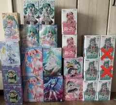 初音ミク プライズ フィギュア まとめ売り 26点 ヴィンテージドール