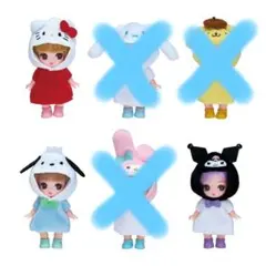 ぷちリカちゃん　サンリオキャラクターズコレクション　3個セット☆