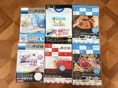 A-one ラベル・シール用紙セット 中古