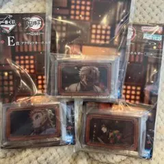 鬼滅の刃　一番くじ　アクリッツキーホルダー E賞冨岡義勇　煉獄杏寿郎　不死川実弥