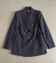 MaxMara STUDIO テーラードジャケット 紺 ウールのサムネイル