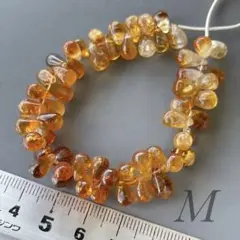 ブランデーシトリン＊マデイラシトリンスムースドロップ　M