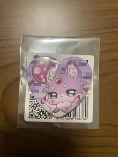 名探偵プリキュア ラウンドワン ハート型缶バッジ マシュタンのサムネイル