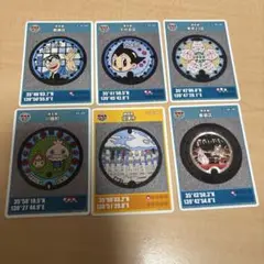 東京★埼玉★静岡★マンホールカード★6枚セット売り