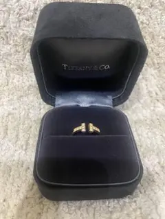 Tiffany & Co. ティファニーTダイヤモンドワイヤーリング　7号
