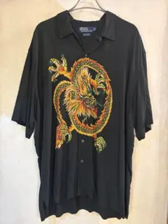 ら*ん様 Polo by Ralph Lauren ドラゴン柄 アロハシャツ - メルカリ