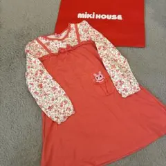Miki House ミキハウス　花柄ワンピース 120cm
