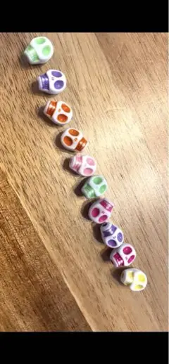 スカル　ドクロ　ビーズ　ハンドメイド材料　資材