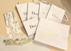 Dior ショップ袋 6枚セット リボン付き