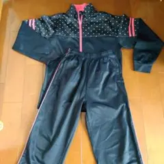 ドット柄ジャージ上下セット 150cm