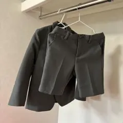 【スーツ上下セット】卒園式 入学式　ジャケット　ズボン セレモニー グレー