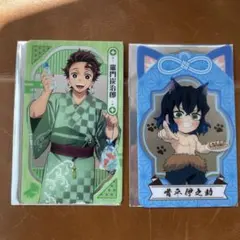 鬼滅の刃　ナムコ 特典 クリアシート　炭治郎 伊之助