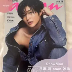 SnowMan 目黒蓮 anan 雑誌