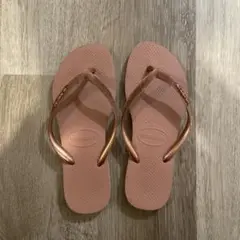 havaianas ビーチサンダル 37-38 ピンク