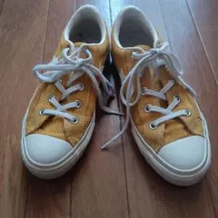 CONVERSE スニーカー イエロー コーデュロイ