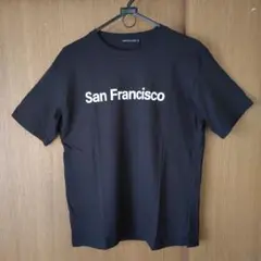 新品 未使用 英字プリント 半袖 Tシャツ メンズ М 黒色