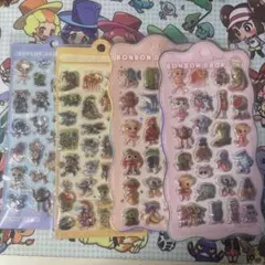 イタリアンブレインロット　ボンボンドロップシール　ぷくぷくシール　4枚セット