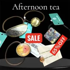 Afternoon tea装飾付きヘアゴム.ヘアピン.ヘアアクセサリーまとめ売り