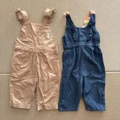 フタフタ　サロペット　90