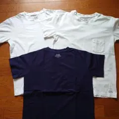 THE CRIMIE/クライミー3PACK Tシャツ ホワイト中古/ネイビー新品