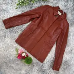 ✨peyton place✨サイズ9(M相当) 洋革レザー ブラウン系ジャケット