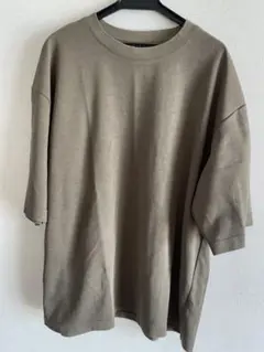 ユニクロAIRism カーキ Tシャツ XL
