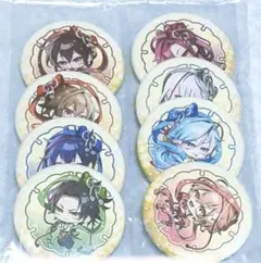 十鬼の絆 店舗特典　ステラワース 描きおろしちびキャラ缶バッジ　8点セット