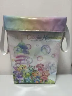 東京ディズニーシー　カラフルハピネス　スーベニアポップコーンケース　ダッフィー