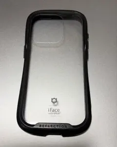 iPhone 15pro iFace クリアケース ブラック