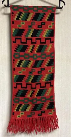 Modigliani 幾何学模様 ニットマフラー