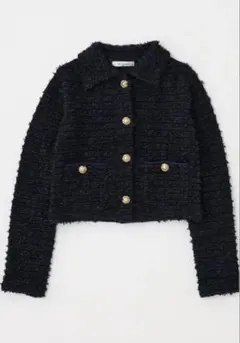 moussy ツイーディニットカーディガン　サイズ2