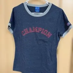 Champion チャンピオン リンガーTシャツ ネイビー L