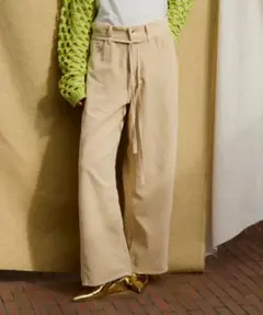 ADAM ET ROPE' FEMME ガーメントダイコーデュロイパンツ