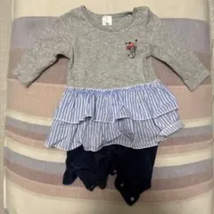 チップとデール　フリル付きロンパース