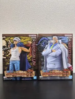 ②ワンピースDXF トラファルガー・ロー モンキー・D・ガープ 2点　新品未開封
