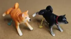 ガチャ「犬ション マスコットフィギュア」2種セット