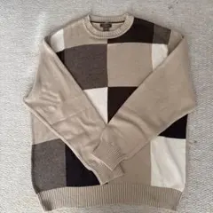 DOCKER'S チェック柄ニットセーター XL/XXL